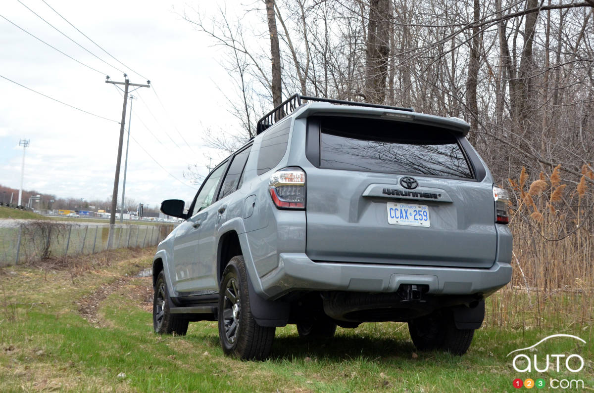 Toyota 4Runner Trail 2021, trois quarts arrière